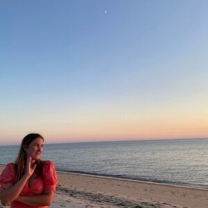 Astr Pink Puff Sleeve Midi Dress